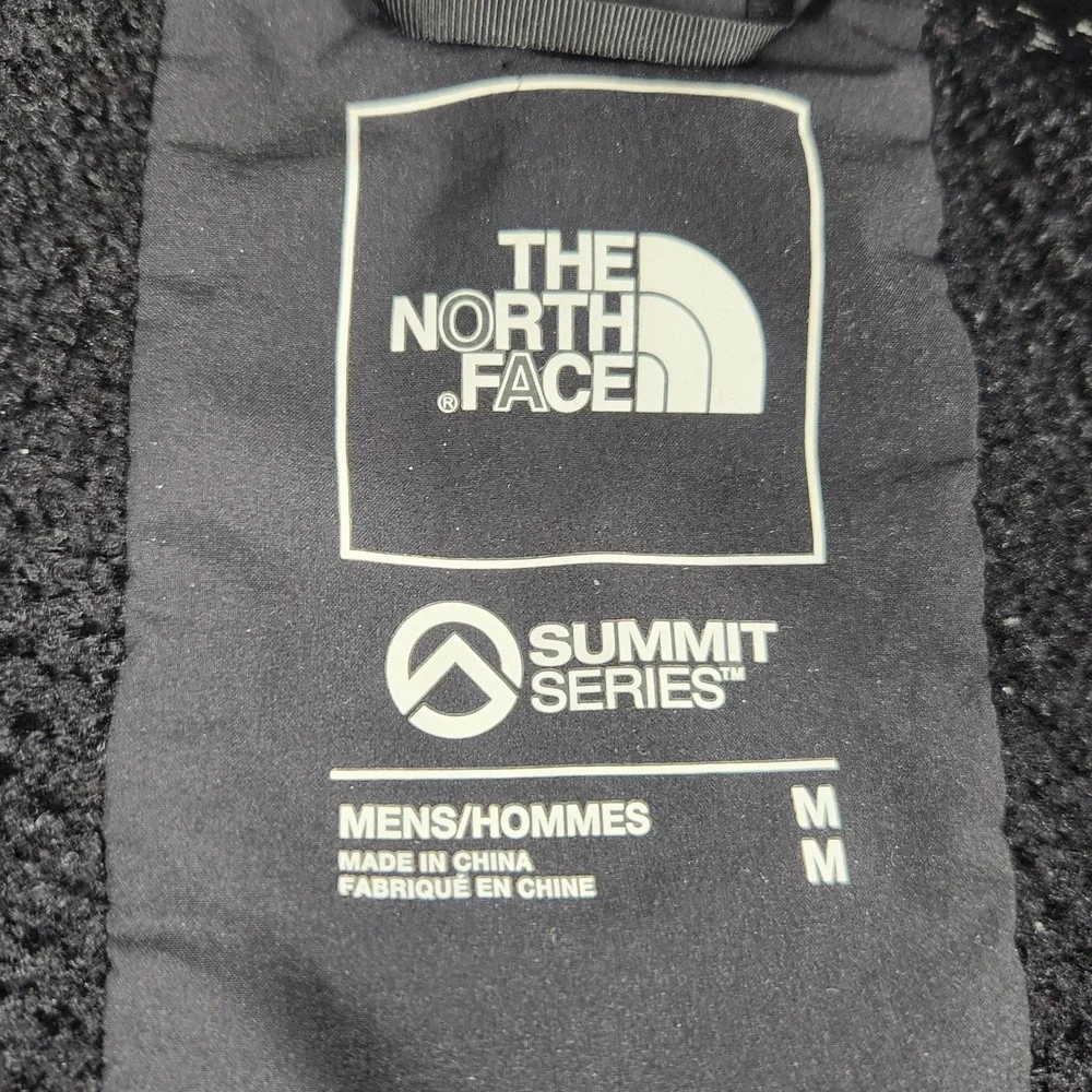 The North Face Jacket Mens Medium Black Summit Series Fleece Lined Softshell